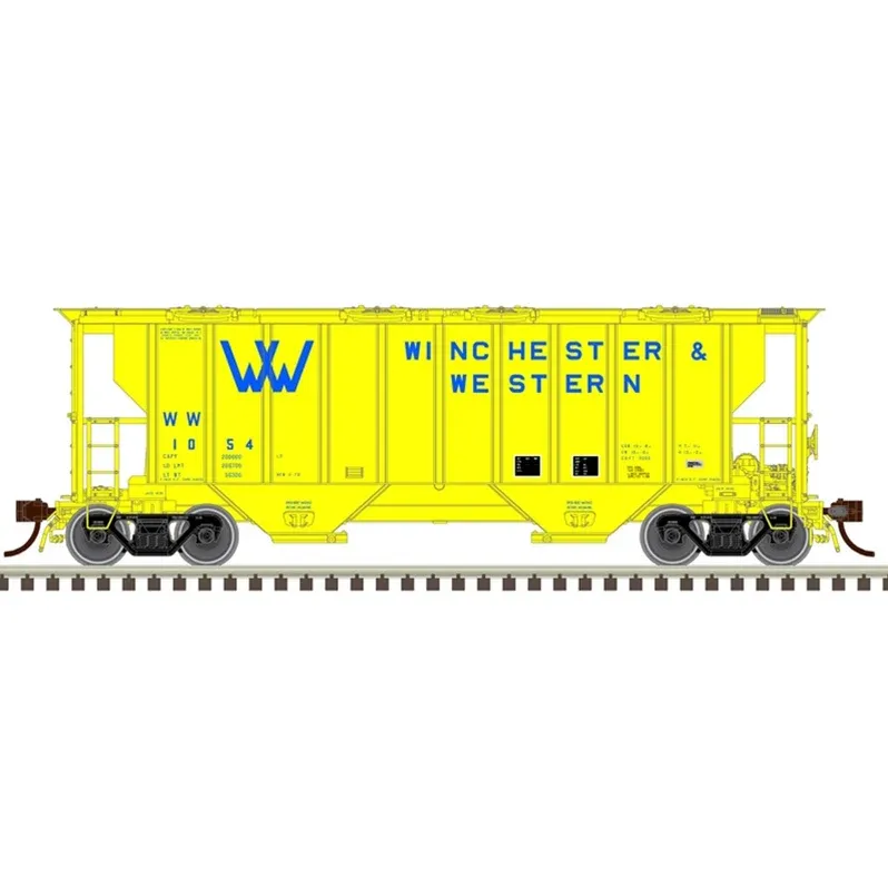 Portec 3000 Covered Hopper Winchester &amp; Western W&amp;W #1017