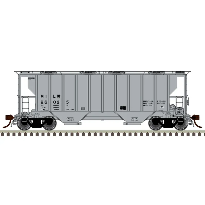 Portec 3000 Covered Hopper Milwaukee Road MILW #96079