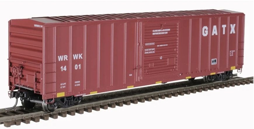 50' FMC 5077 Single Door Boxcar WRWK/GATX #1411