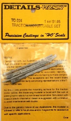 Traction Motor Cable Set EMD, GE's