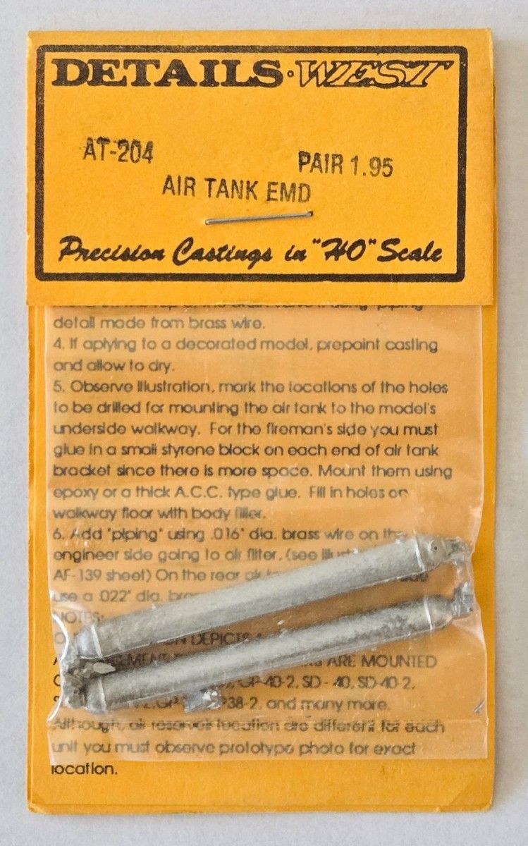 Air Tank Early to Late EMD Hood Units