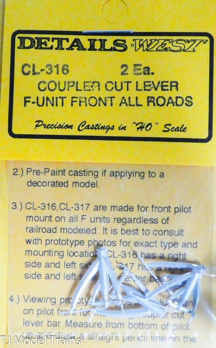 Coupler Cut Lever F-Unit Front, All Roads