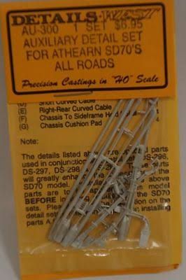 Auxiliary Detail Set for Athearn SD70's All Roads