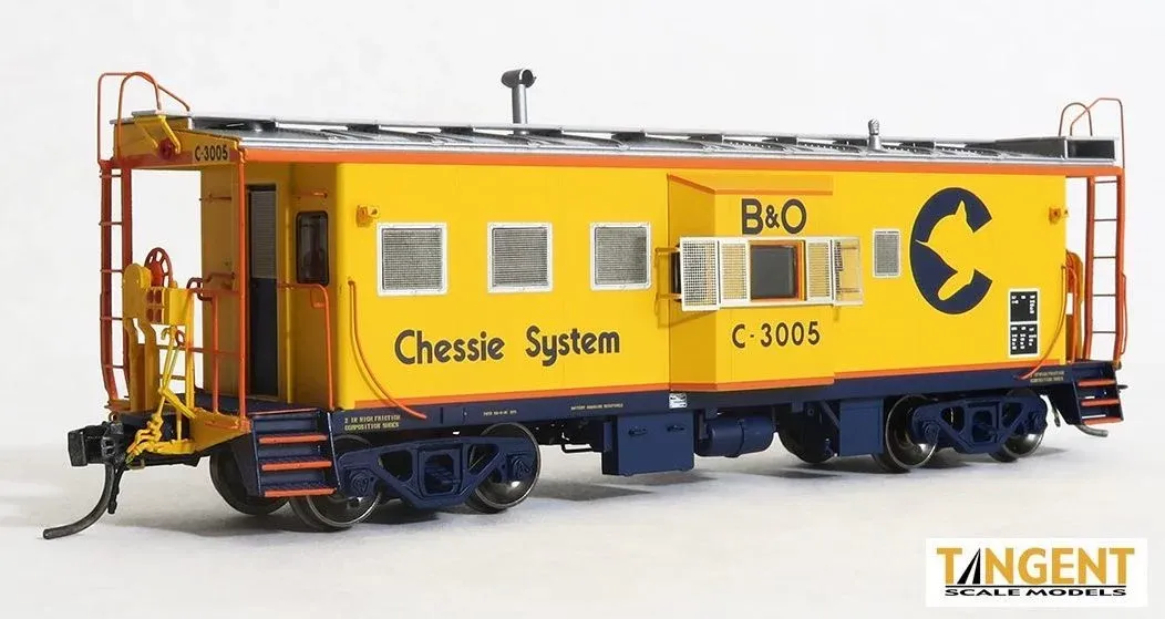 "Raceland Repaint 1981+" ICC B&amp;O I-18 Steel Bay Window Caboose #C-3005