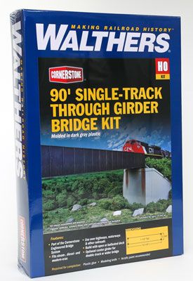 90' Single-Track Railroad Through Girder Bridge Kit