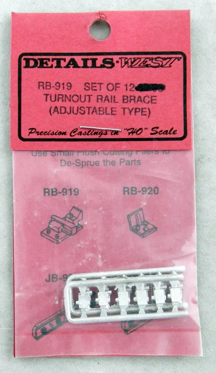 Turnout Rail Brace (Adjustable Type)