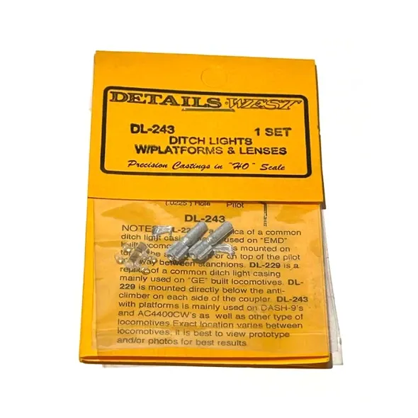 Ditch Lights Pre-Drilled w/ Platform &amp; 3.0 Volt Bulbs