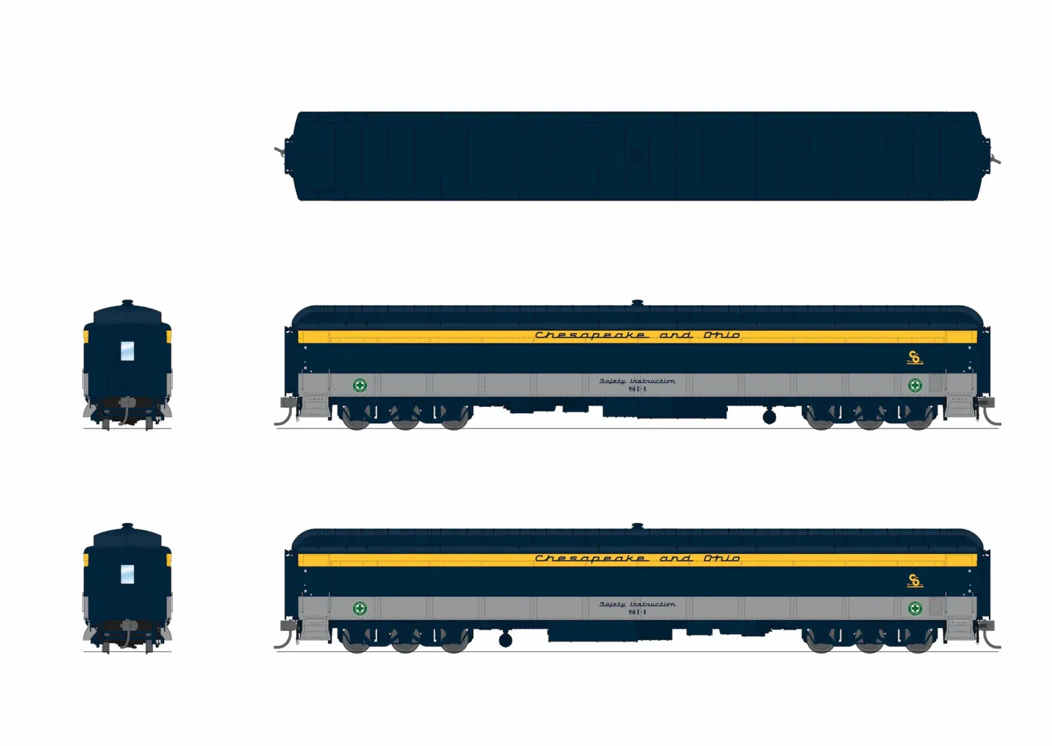 Railroad Instruction Car, C&amp;O SI-4