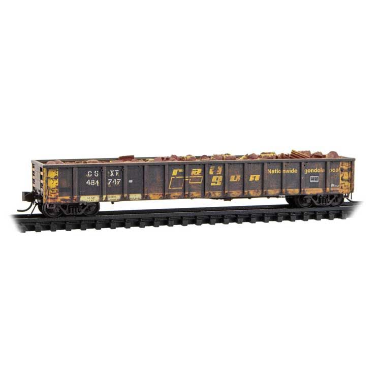 Greenville 2494 52'6" Mill Gondola with Load CSX #481747