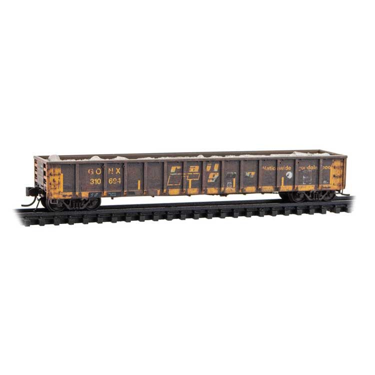 Greenville 2494 52'6" Mill Gondola with Load Railgon #310694