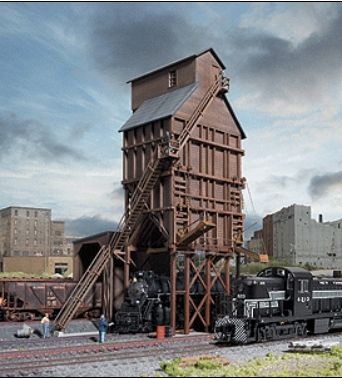 Wood Coaling Tower N scale