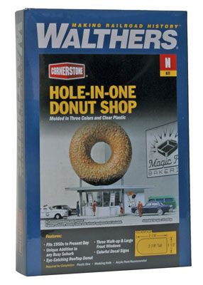 Hole-In-One Donut Shop N Scale