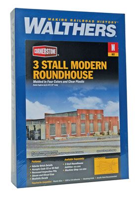 3-Stall Modern Roundhouse N Scale