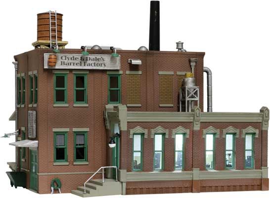 Clyde &amp; Dale's Barrel Factory - Built-&amp;-Ready N Scale