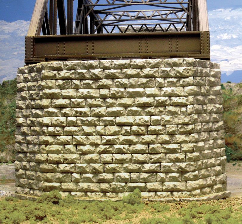 Double-Track Cut Stone Bridge Pier