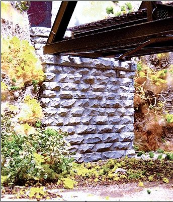 Single-Track Cut Stone Bridge Abutment
