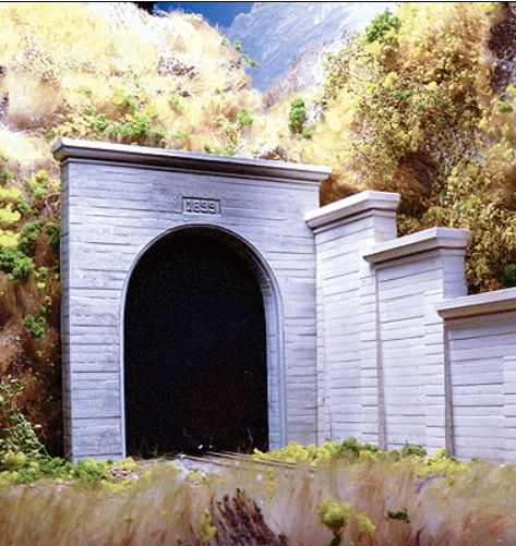 Single-Track Concrete Tunnel Portal