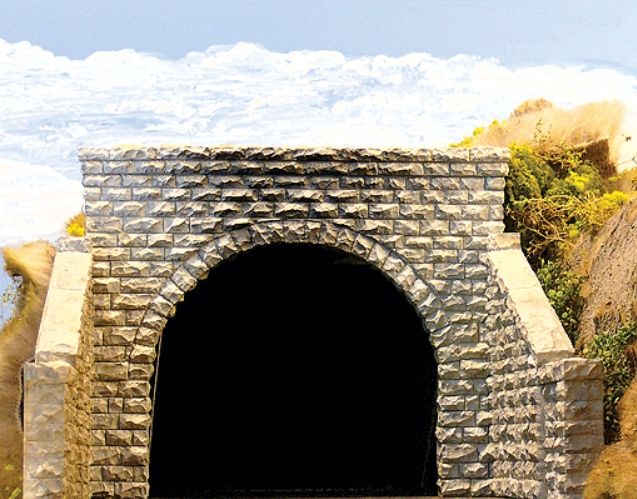 Double-Track Cut Stone Tunnel Portal