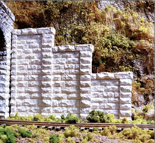 Cut Stone Stepped Tunnel Abutment