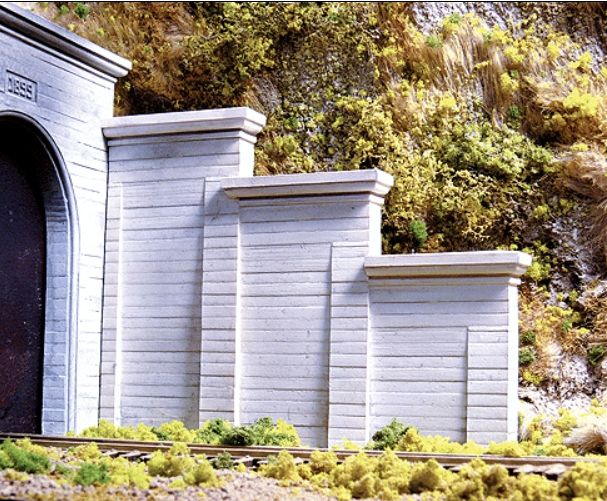 Concrete Stepped Tunnel Abutment