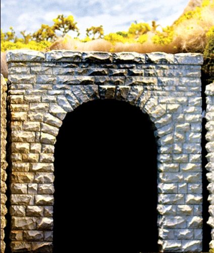 N Single-Track Cut Stone Tunnel Portal 2-Pack