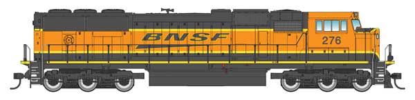 EMD SD75I BNSF #276 ESU Sound