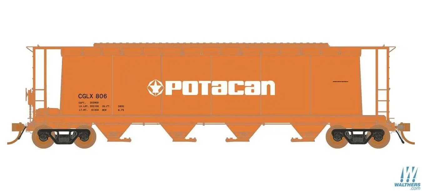 3800 CU. FT CYLINDRICAL HOPPER POTACAN # 848