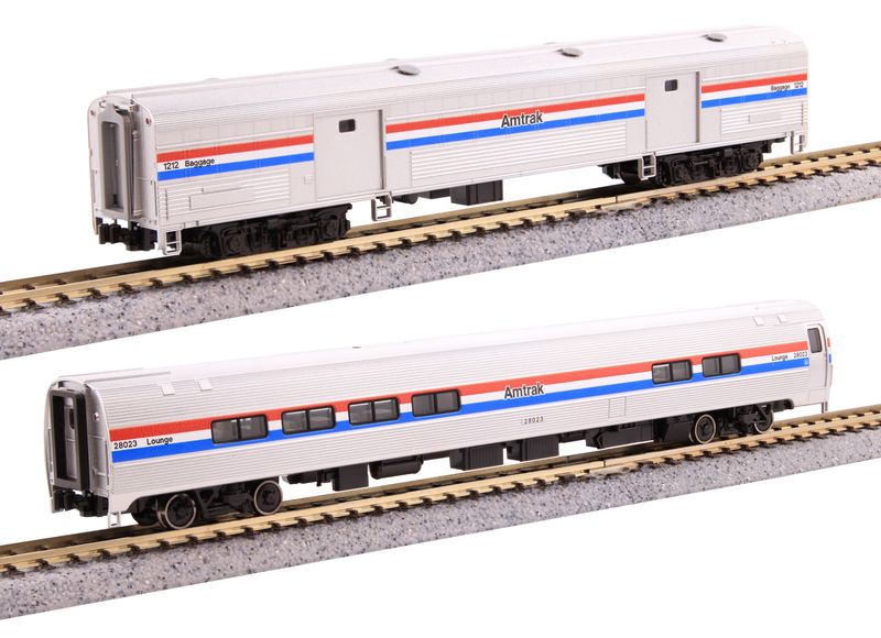 Amfleet II Cafe &amp; Baggage 2 Car Set Phase III