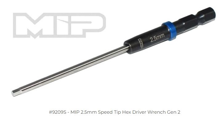 2.5mm Speed Tip Hex Driver Wrench - Gen 2