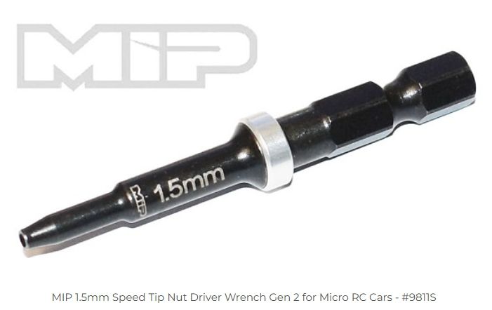 1.5mm Speed Tip Nut Driver Wrench - Gen 2