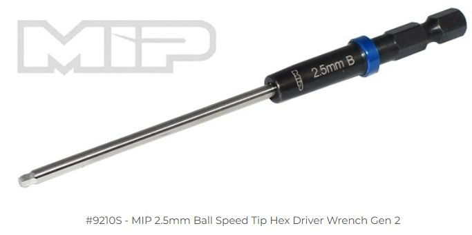 Speed Tip Hex Driver Wrench - 2.5mm - Ball End