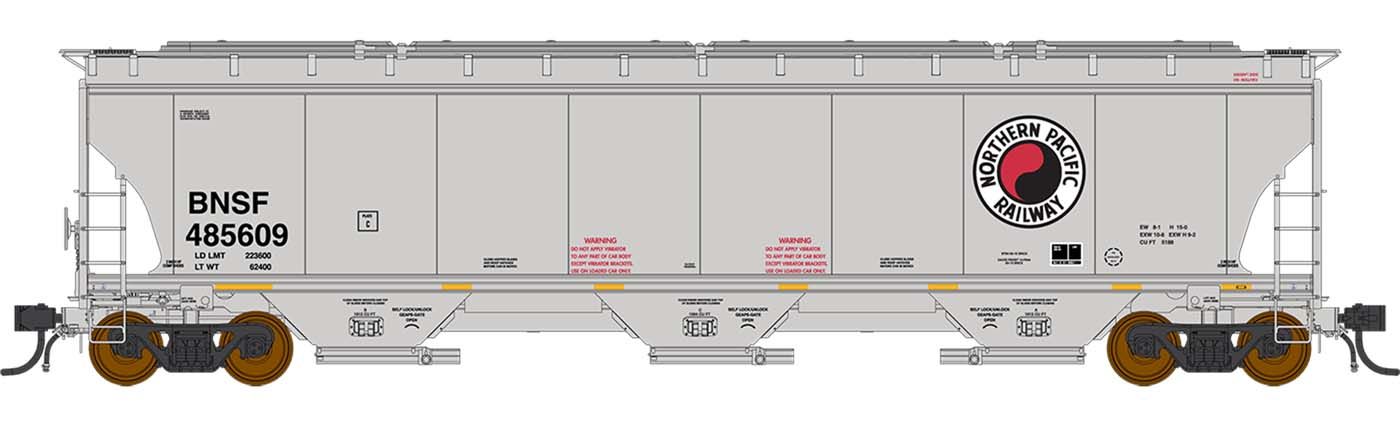 Trinity 5161 Hopper Northern Pacific BNSF Heritage, Road Number: 478793