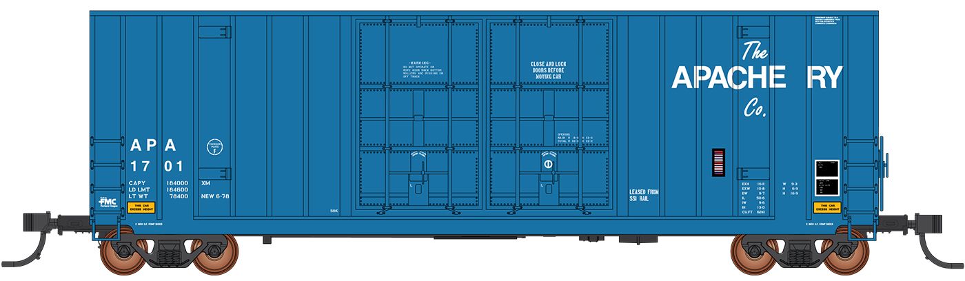 Gunderson 50' High Cube Apache, Road Number: 10020