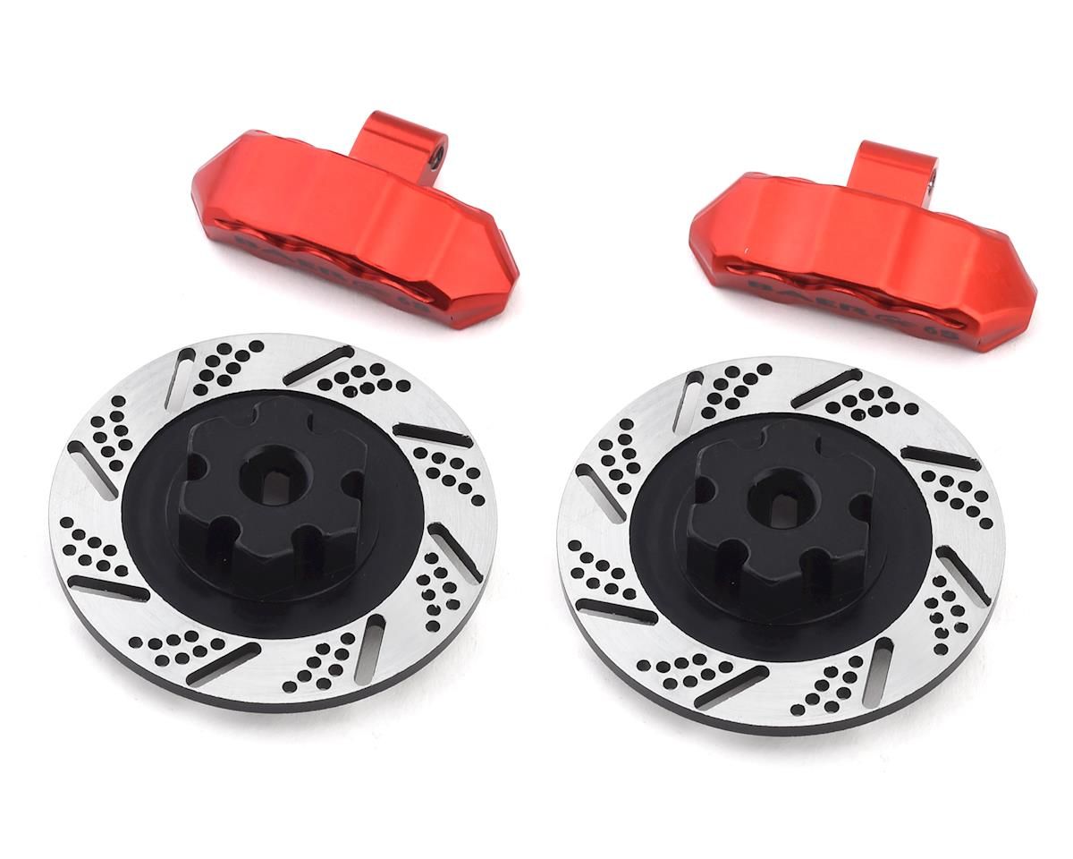 RC4WD Baer Brake Rotors &amp; Caliper Set for Traxxas UDR (2)