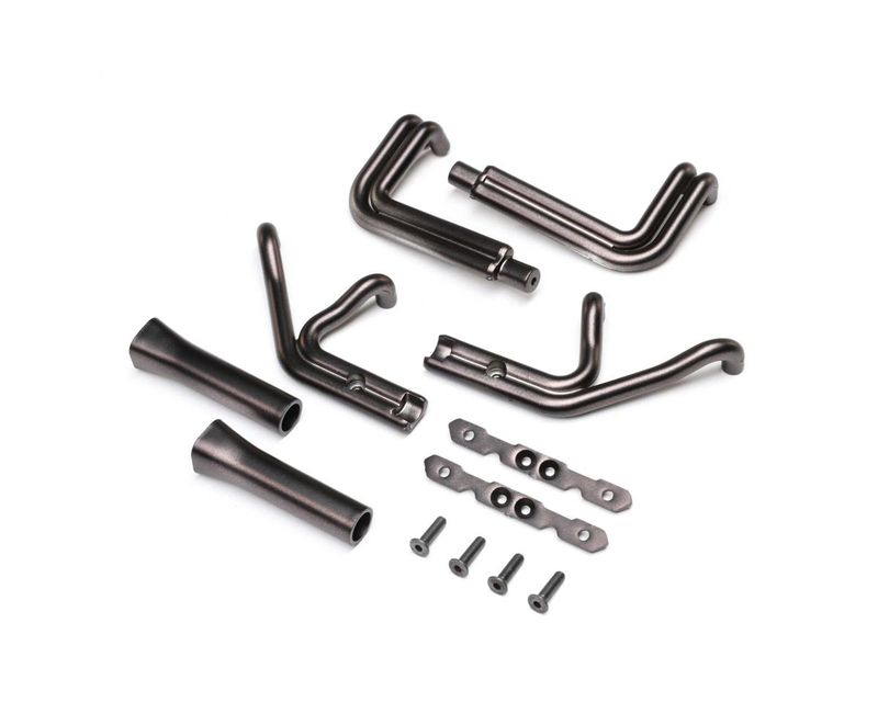 Losi 22S Sprint Header Set (Black Chrome)