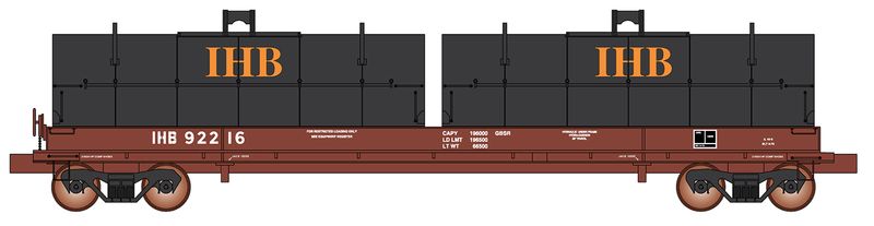Evans 100 Ton Coil Car Indiana Harbor Belt