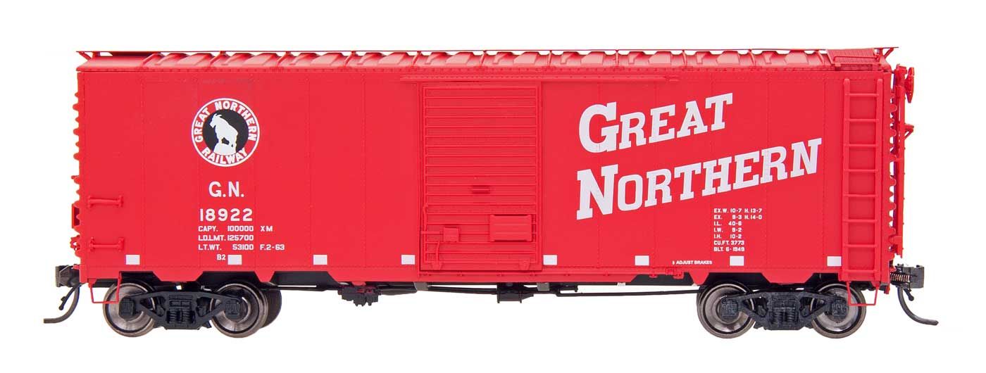 40' 12 Panel Boxcar Great Northern #19457