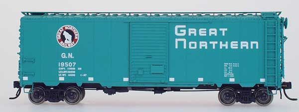 40' 12 Panel Boxcar Great Northern #19786