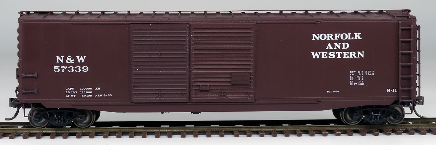 50' PS-1 Double Door Boxcar Norfolk Western #57264