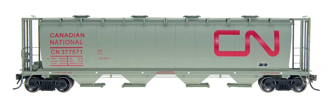 4550 Cylindrical Covered Hopper Canadian National #377268