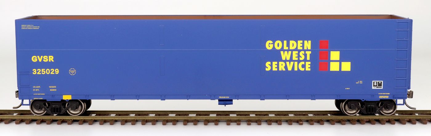 FMC Welded Side Woodchip Gondolas Golden West Service #325024