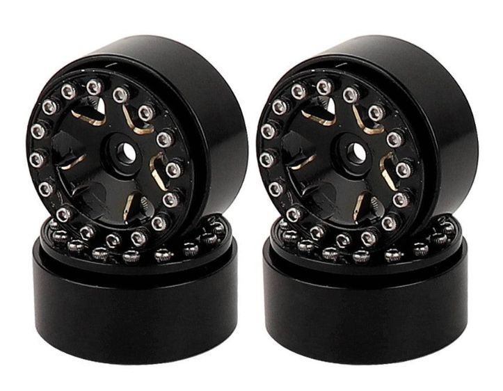 Powerhobby 1.0" Z2 Brass Beadlock Crawler Wheels 1/24 Axial SCX24 Jeep Bronco