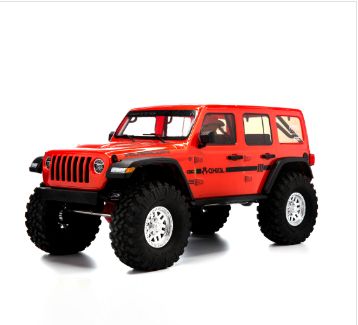 Axial 1/10 SCX10 III Jeep JLU Wrangler 4X4 Rock Crawler with Portals RTR - Red