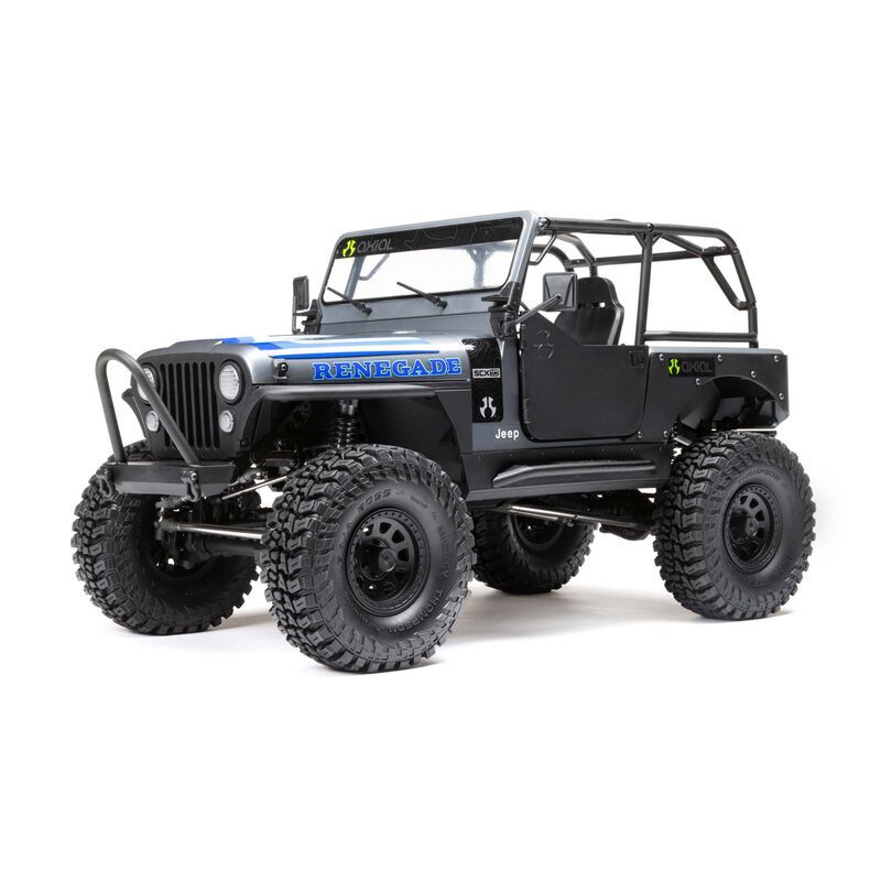 Axial 1/10 SCX10 III Jeep CJ-7 4WD Brushed RTR - Silver