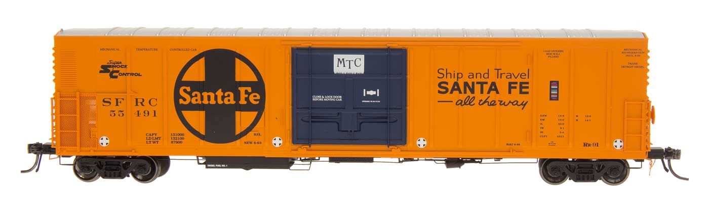 R-70-20 Refrigerator Car SFRC Santa Fe, Road Number: 55401