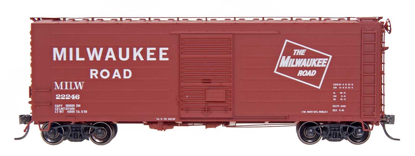 Milwaukee Road Rib-Side Box Car #22778