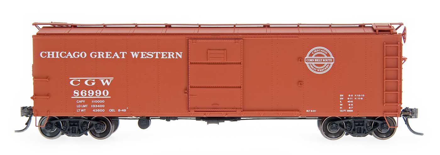 X-29 Boxcar Chicago Great Western - Corn Belt Route, Road Number: 86442