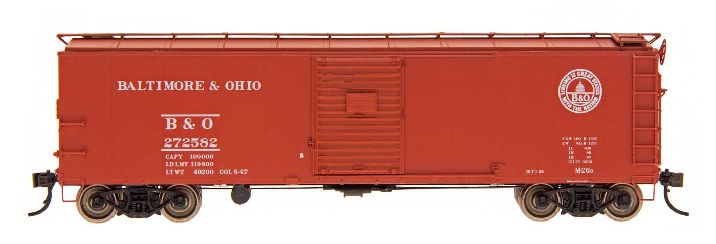 X-29 Boxcar Baltimore &amp; Ohio #272511
