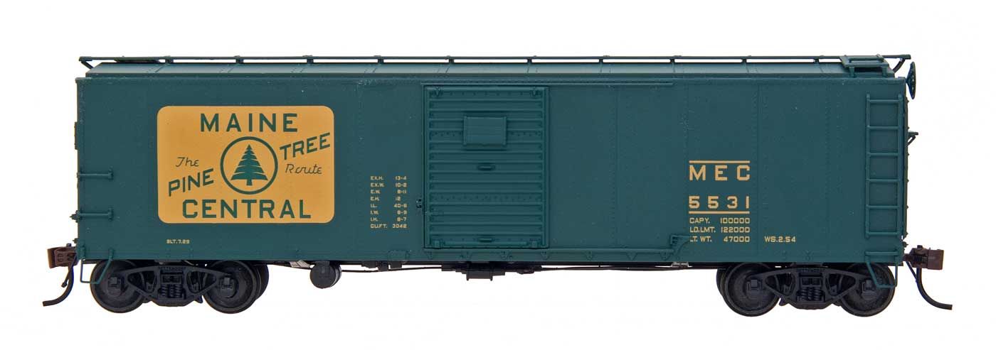 X-29 Boxcar Maine Central - Green, Road Number: 5044