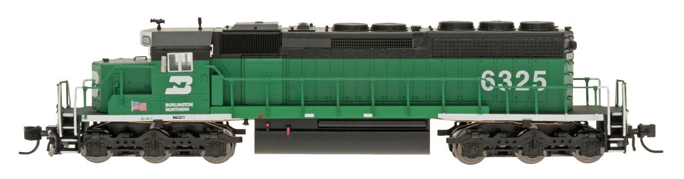 N SD40-2 Burlington Northern - White Face #6355 DC